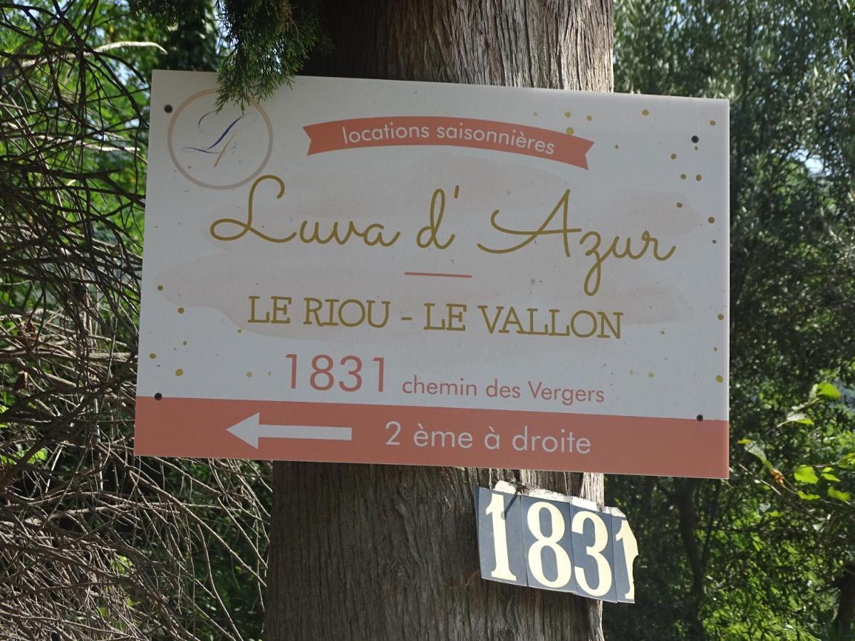 Luva D'Azur, Rez De Villa Le Riou - Le Vallon Le Bar-sur-Loup Buitenkant foto