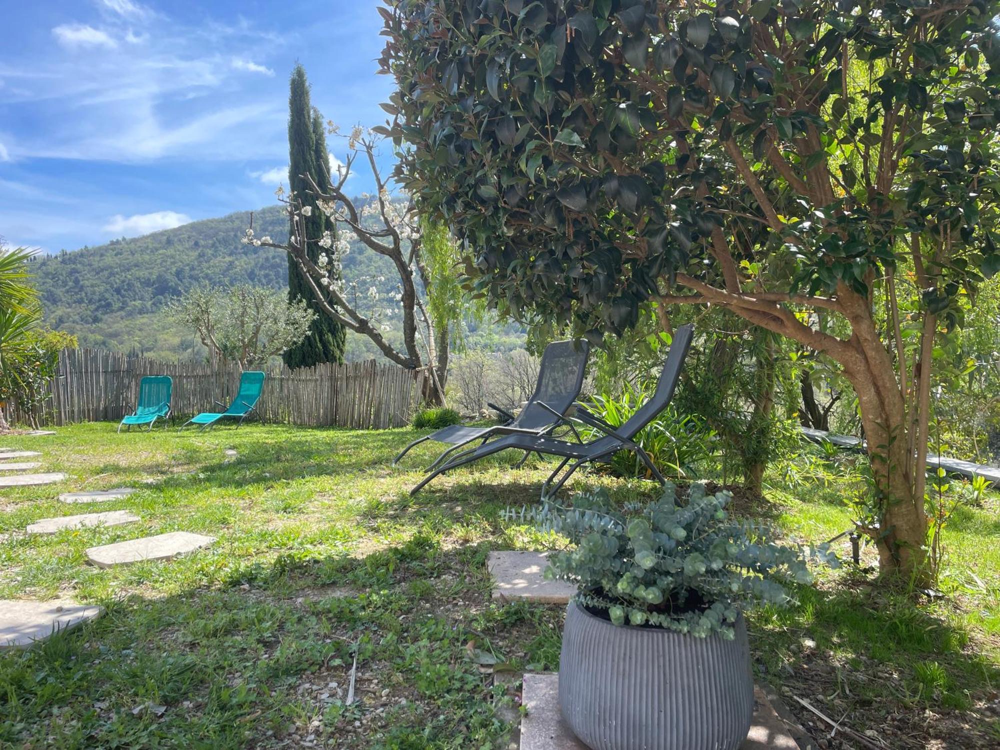Luva D'Azur, Rez De Villa Le Riou - Le Vallon Le Bar-sur-Loup Buitenkant foto